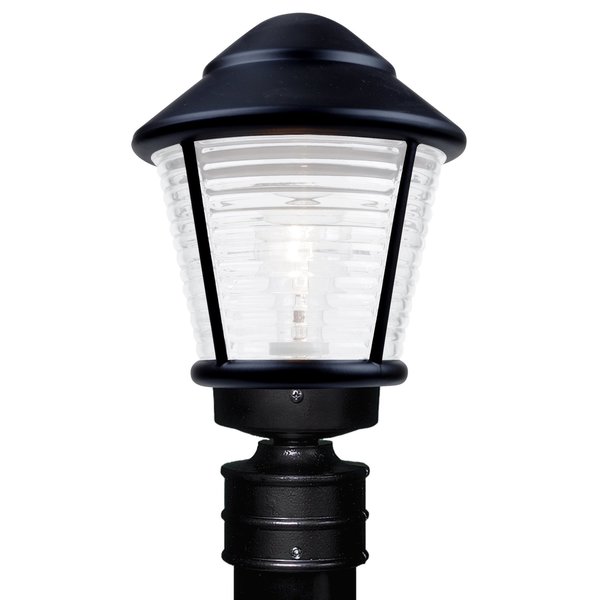 Besa Lighting Costaluz, 3100 Series Post, Black 1x75W Incandescent 310057-POST-FR